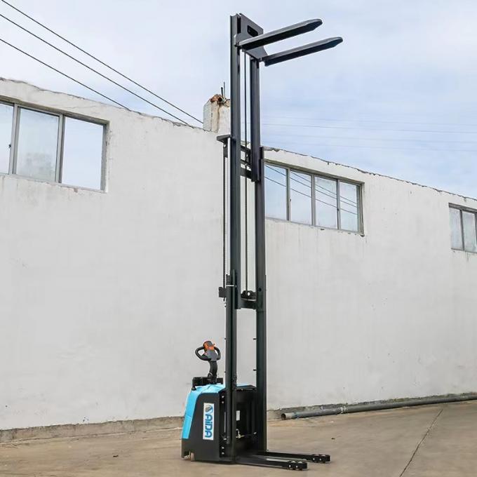 Stand On Electric Stacker Forklift electric pallet stacker 3