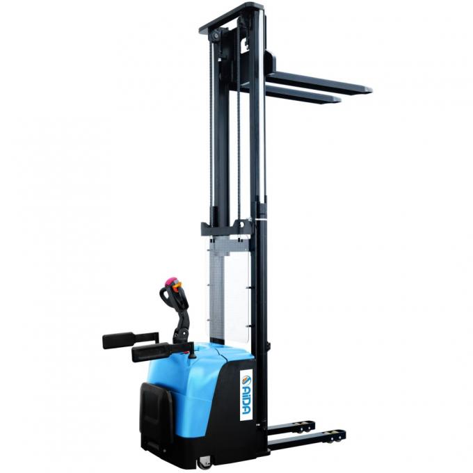 Stand On Electric Stacker Forklift electric pallet stacker 2