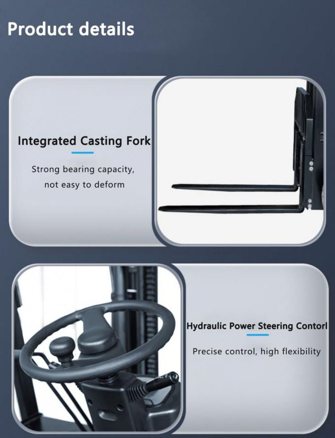 New Arrivals 48V 3ton 3m Fork Lifting Forklift