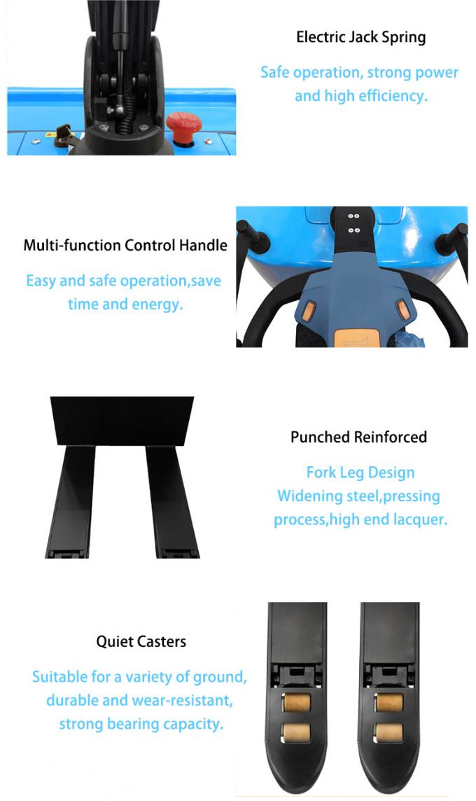 China Manufacturer Aida Factory 2 Ton Lithium Battery Electric Mini Electric Pallet Truck for Material Handling/Warehouse/Forklift