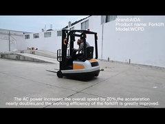 Three-wheel electric forklift
