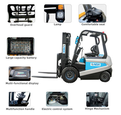 Diesel 3 Ton Electric Forklift ride on forklift