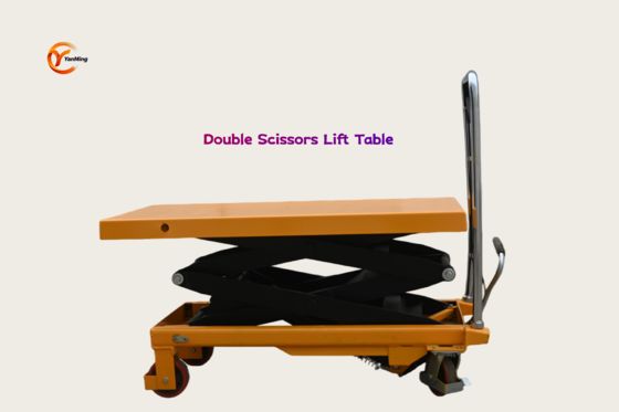 OEM Single Adjustable Scissor Lift Table , Small Hydraulic Lifting ...